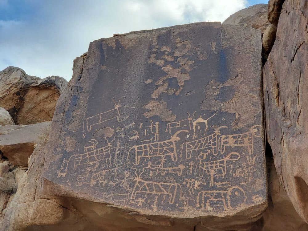 Golden calf altar carving